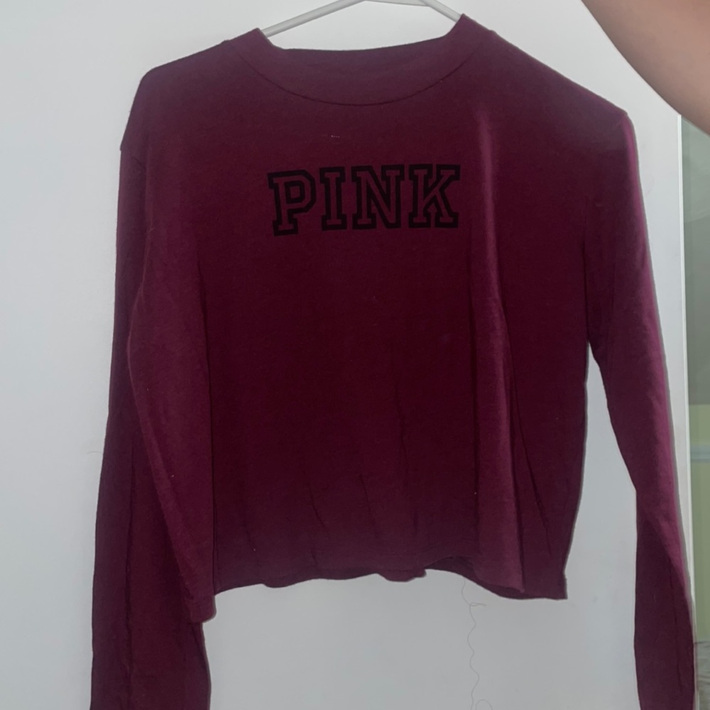 Maroon long sleeve from PINK.